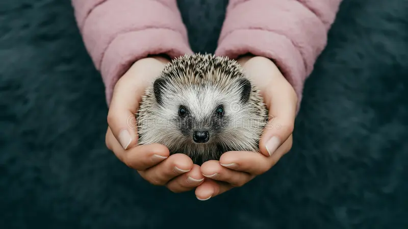 Creature cuddles animal handling