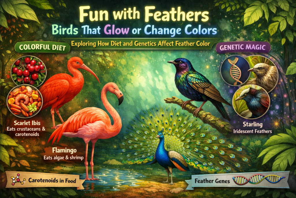 Fun with Feathers: Birds That Glow or Change Colors – Exploring How ...