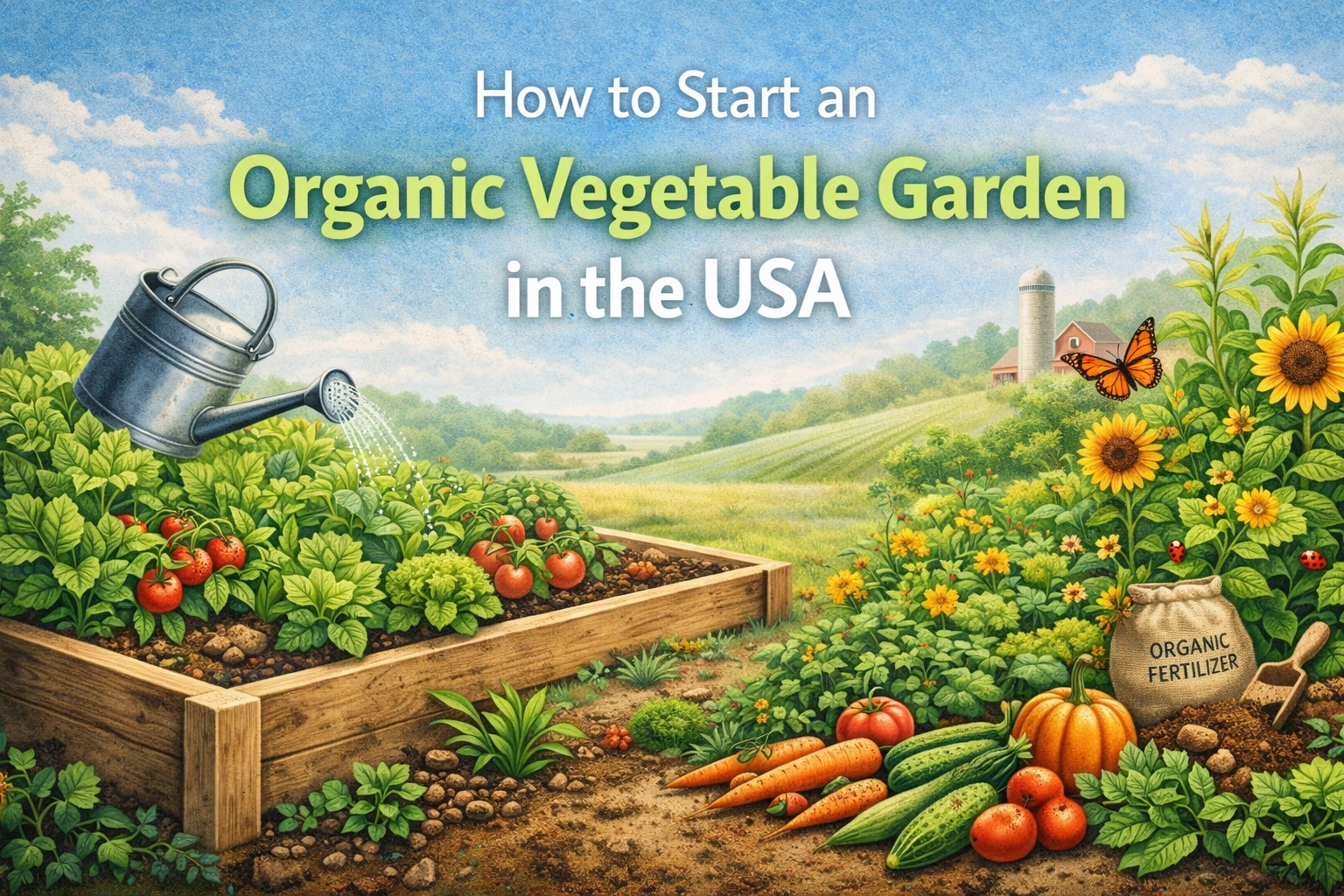 organic vegetable garden