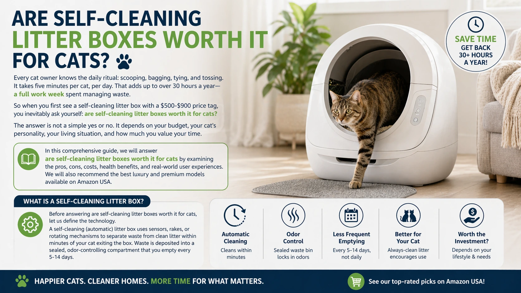 Are Self-Cleaning Litter Boxes Worth It for Cats