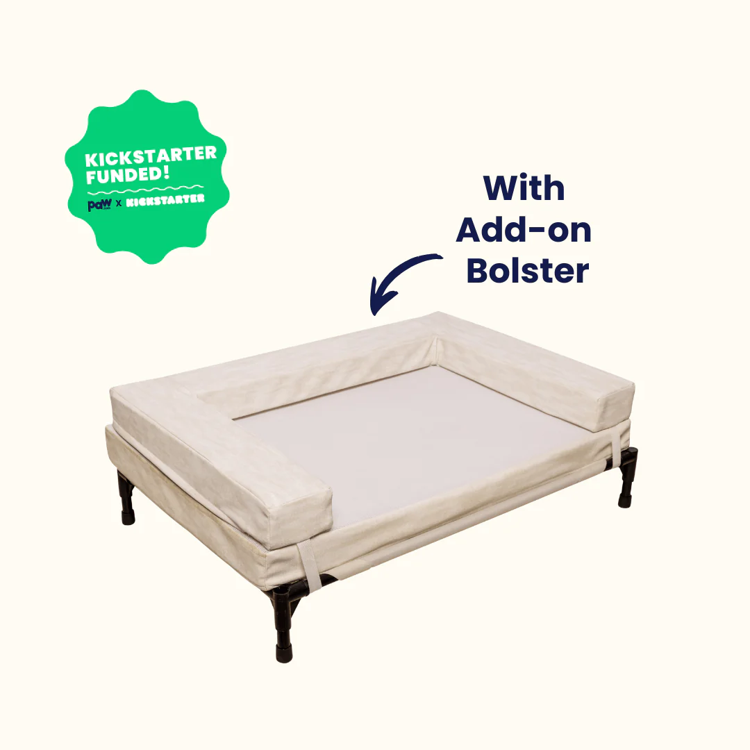 Best outdoor dog bed for large dogs with bolster support for head and neck comfort